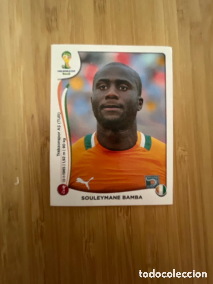 Cromos de Futebol: SOULEYMANE BAMBA 227 COSTA DE MARIL MUNDIAL BRASIL 2014 PANINI NUEVO SIN PEGAR FIFA WORLD CUP
