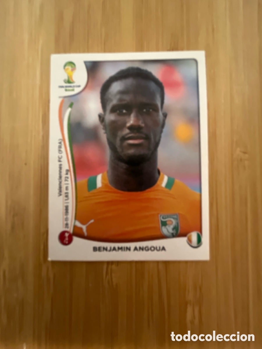 Cromos de Futebol: BENJAMIN ANGOUA 229 COSTA DE MARIL MUNDIAL BRASIL 2014 PANINI NUEVO SIN PEGAR FIFA WORLD CUP