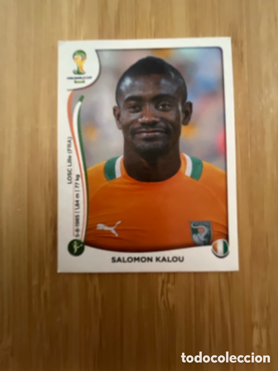 Figurine di Calcio: SALOMON KALOU 237 COSTA DE MARIL MUNDIAL BRASIL 2014 PANINI NUEVO SIN PEGAR FIFA WORLD CUP