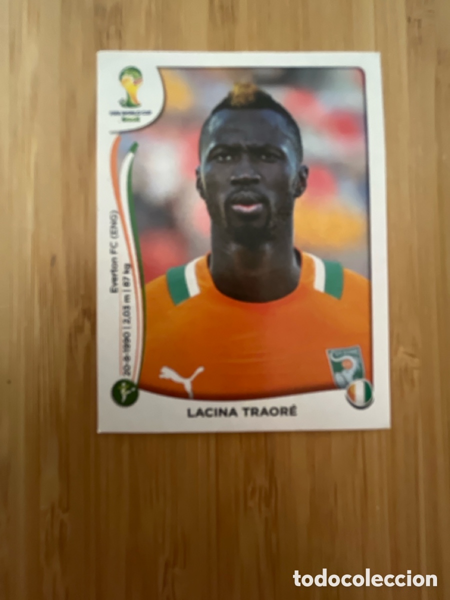Cromos de F&uacute;tbol: LACINA TRAORE 239 COSTA DE MARIL MUNDIAL BRASIL 2014 PANINI NUEVO SIN PEGAR FIFA WORLD CUP