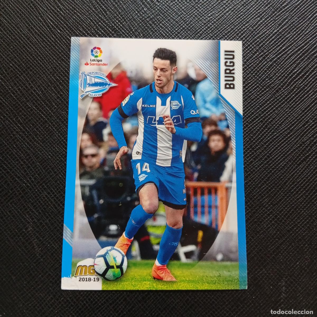 Figurine di Calcio: 15 BURGUI ALAVES PANINI MEGACRACKS 2018 2019 CROMO FUTBOL 18 19 - (MD06/07-1) PG21