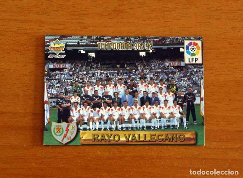 Figurine di Calcio: Rayo Vallecano-N&ordm; 325 Plantilla-Equipo -Mundicromo Las Fichas de la Liga de F&uacute;tbol 1996-1997-96-97