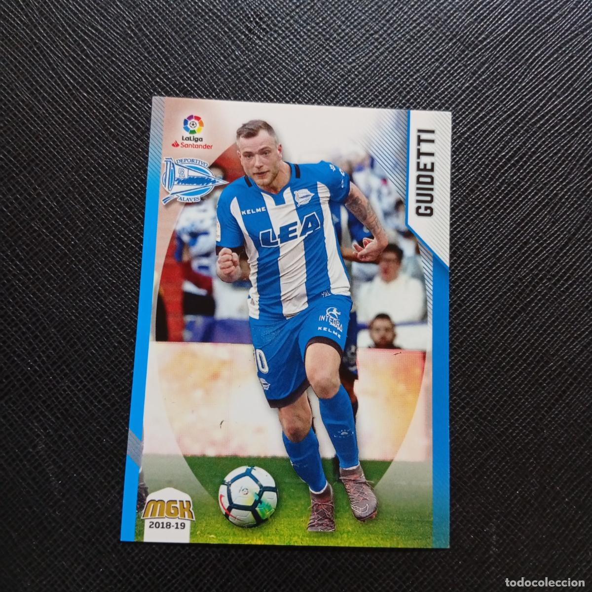 Figurine di Calcio: 20 GUIDETTI ALAVES PANINI MEGACRACKS 2018 2019 CROMO FUTBOL 18 19 - (MD06/07-1) PG22
