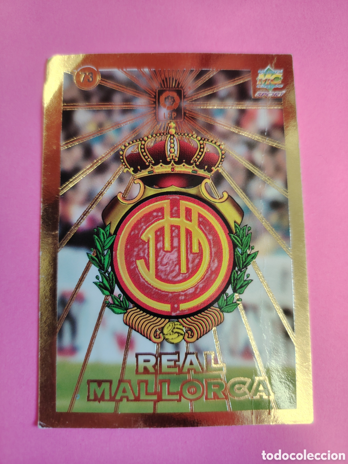 Cromos de F&uacute;tbol: MALLORCA-N&deg;73-ESCUDO-MUNDICROMO FICHAS DE LA LIGA 1998 1999 98 99