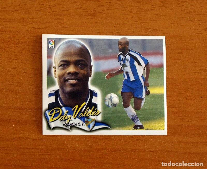 Cromos de F&uacute;tbol: M&aacute;laga - Dely Vald&eacute;s - COLOCA - Ediciones Este Liga 2000-2001, 00-01 - Nunca pegado