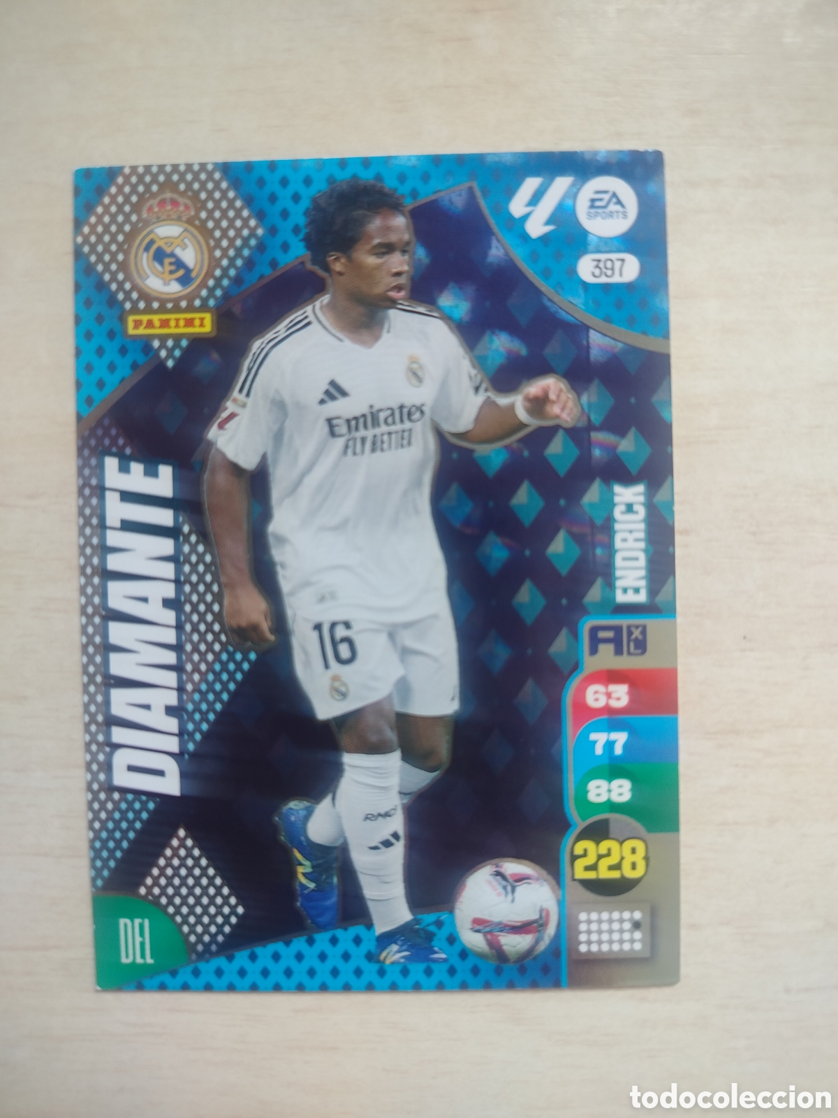 Cromos de F&uacute;tbol: ENDRICK DIAMANTE 397 ADRENALYN 2024 2025 24 25