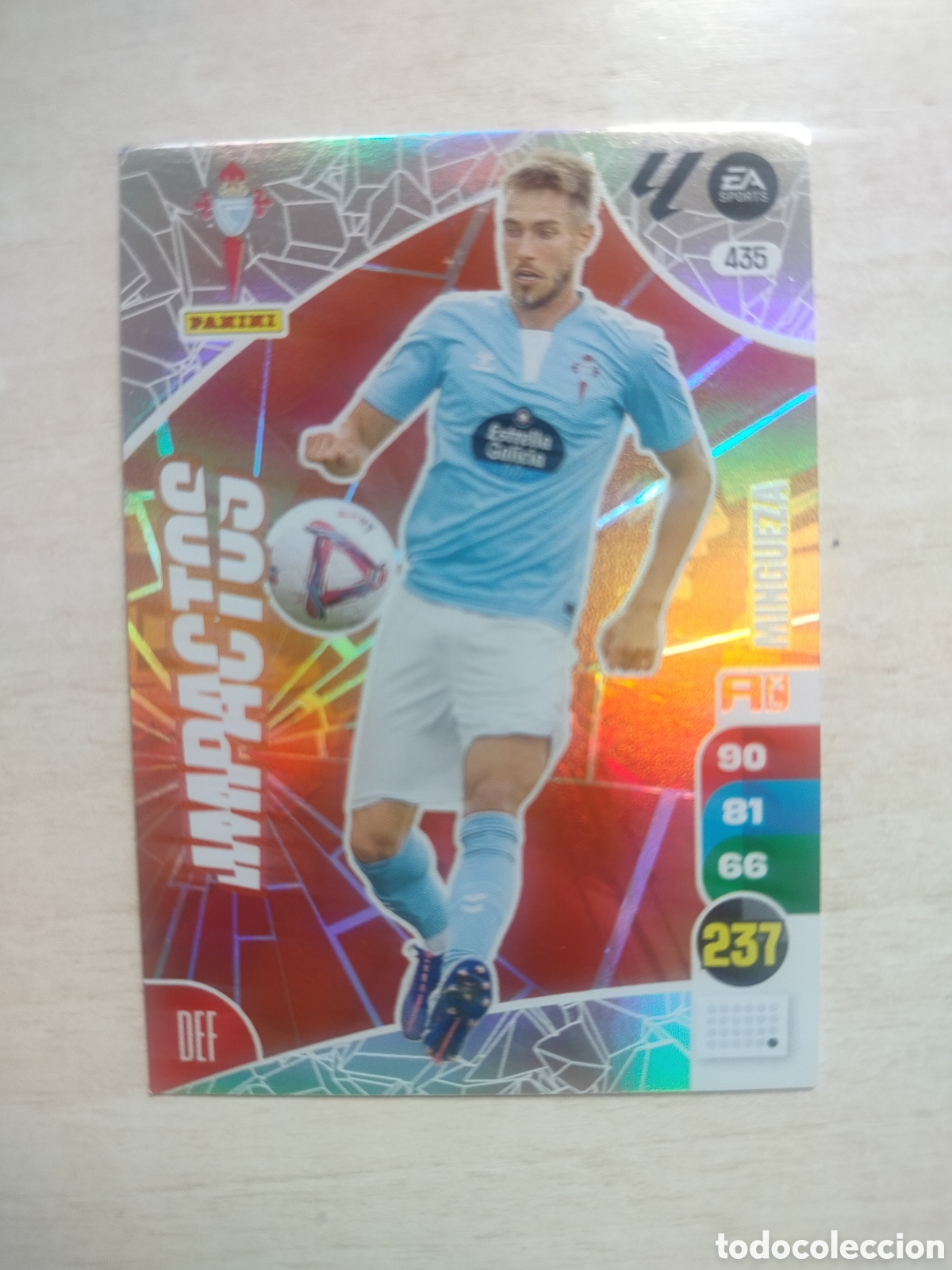 Cromos de F&uacute;tbol: MINGUEZA IMPACTOS 435 ADRENALYN 2024 2025 24 25