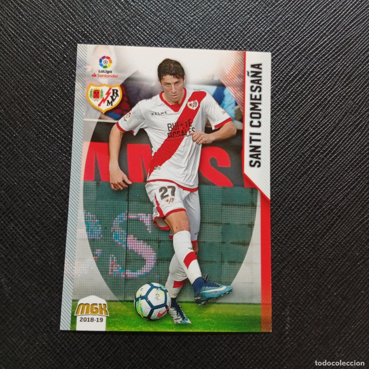 Cromos de F&uacute;tbol: 390 SANTI COMESA&Ntilde;A RAYO VALLECANO PANINI MEGACRACKS 2018 2019 18 19 - (MD06/07-1) PG34 CORREGIDO