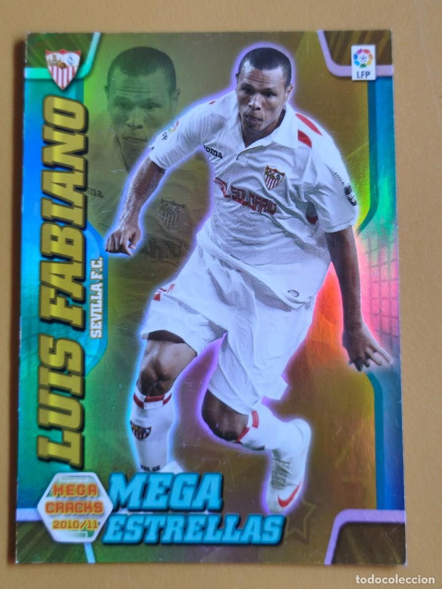 Cromos de F&uacute;tbol: luis fabiano, 2010 11 mega estrellas