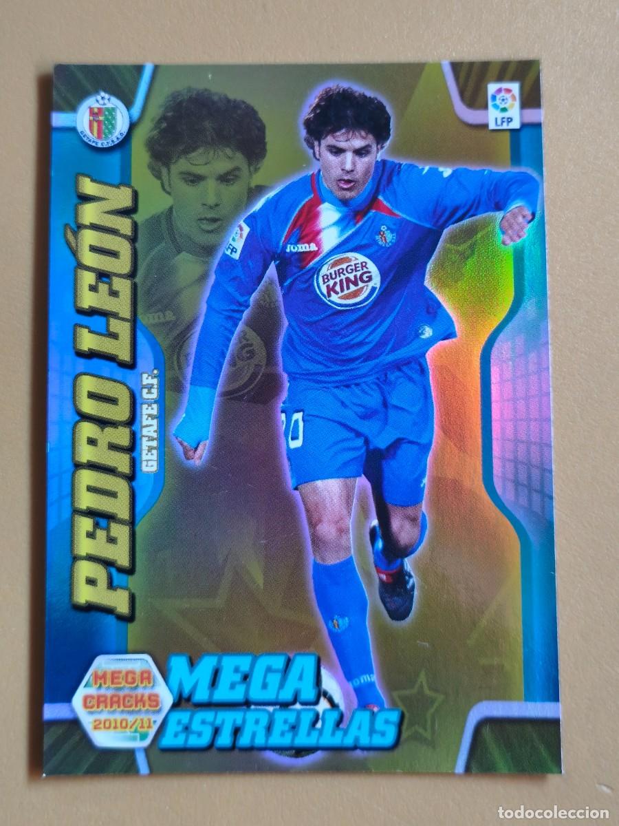 Cromos de F&uacute;tbol: pedro leon, 2010 11 mega estrellas
