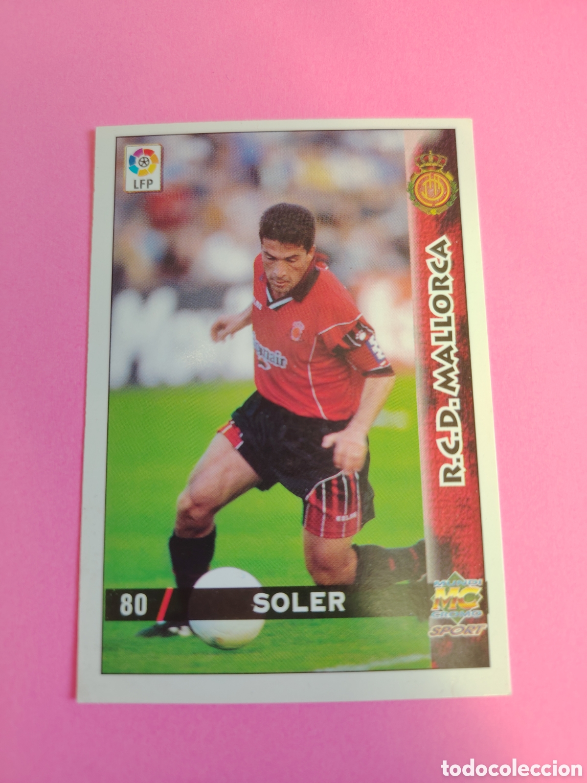 Cromos de F&uacute;tbol: MALLORCA-N&deg;80-SOLER-MUNDICROMO FICHAS DE LA LIGA 1998 1999 98 99