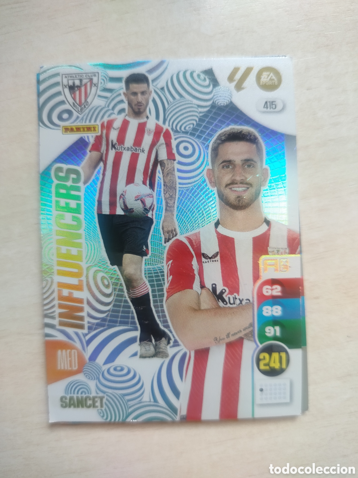 Cromos de F&uacute;tbol: SANCET INFLUENCERS 415 ADRENALYN 2024 2025 24 25