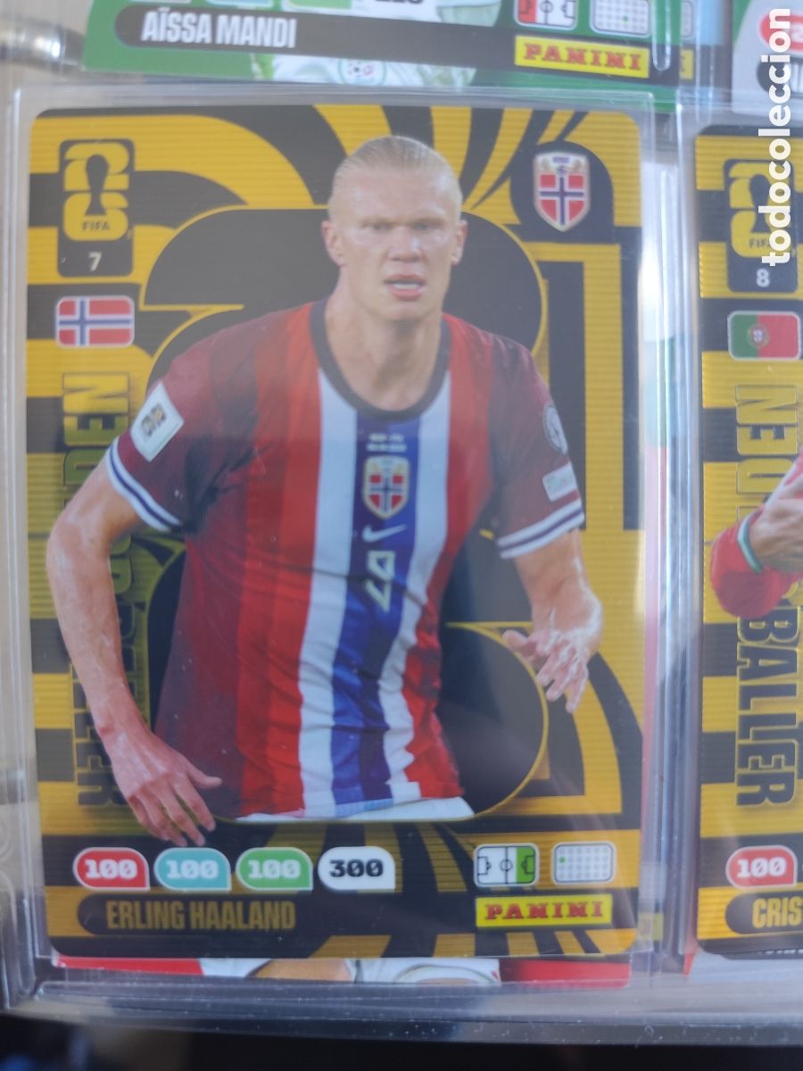 Cromos de F&uacute;tbol: Haaland Adrenalyn Wordl Cup