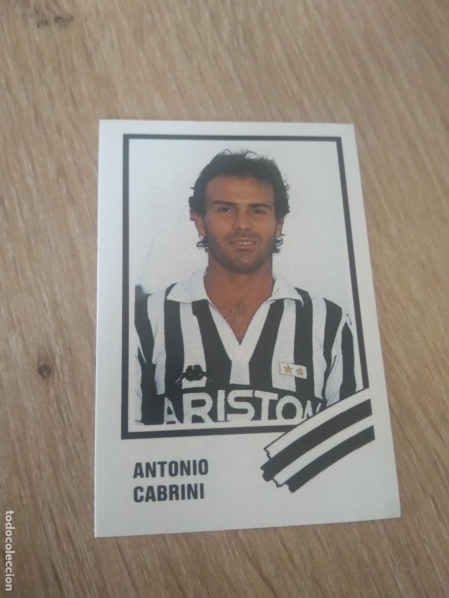 Cromos de F&uacute;tbol: 124 ANTONIO CABRINI JUVENTUS TURIN CROMO FUTBOL PANINI LIGA ITALIA CALCIATORI EUROFLASH CALCIO 1989