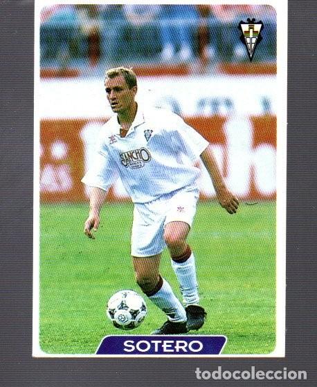 Cromos de F&uacute;tbol: CROMO DE SERIE LIGA 1995/ 96 DEL S. D. ALBACETE B SOTERO LOPEZ CLEMENTE