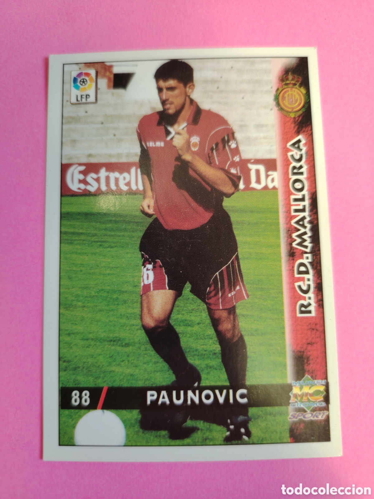 Cromos de F&uacute;tbol: MALLORCA-N&deg;88-PAUNOVIC-MUNDICROMO FICHAS DE LA LIGA 1998 1999 98 99