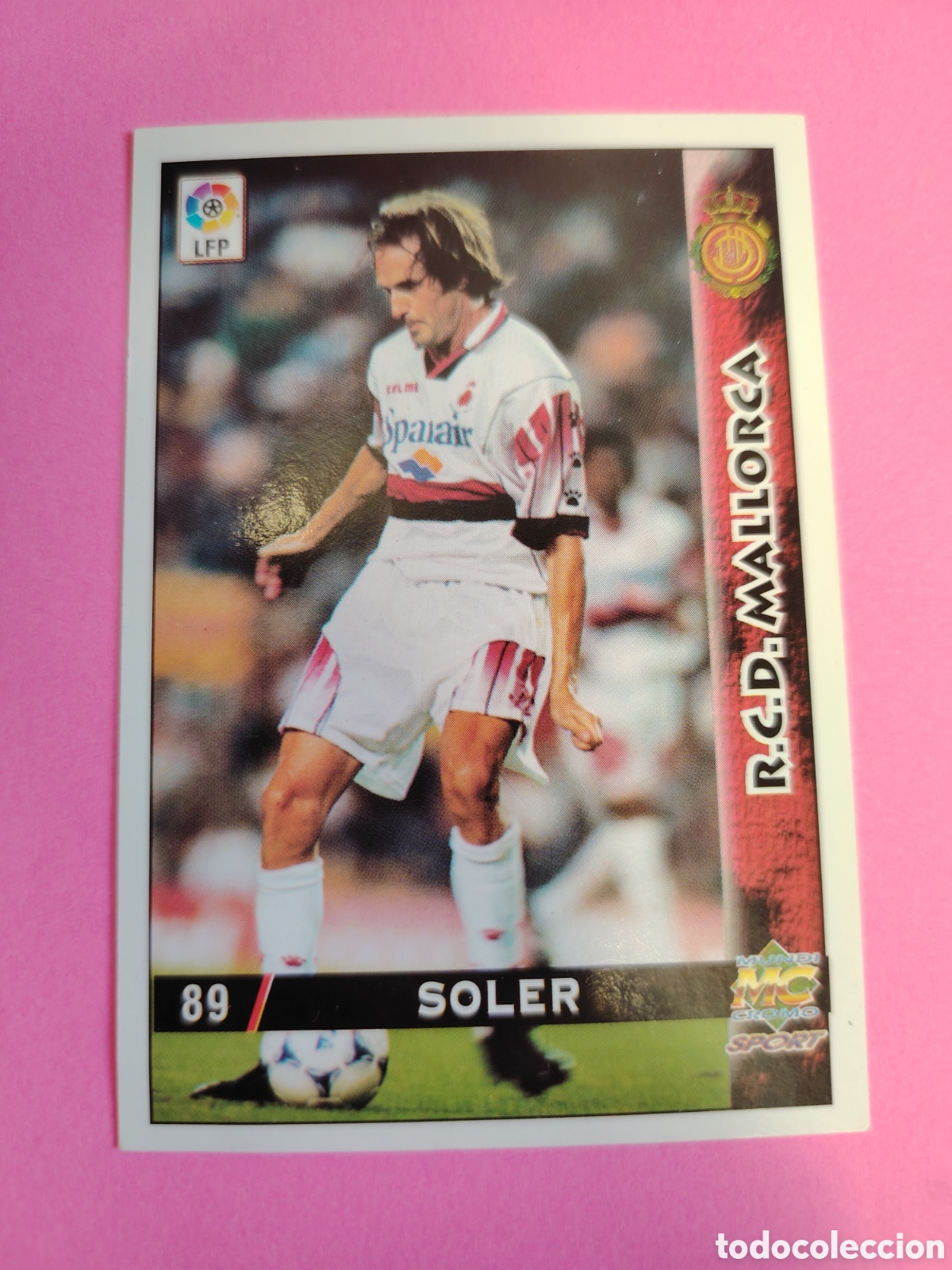 Cromos de F&uacute;tbol: MALLORCA-N&deg;89-SOLER-MUNDICROMO FICHAS DE LA LIGA 1998 1999 98 99