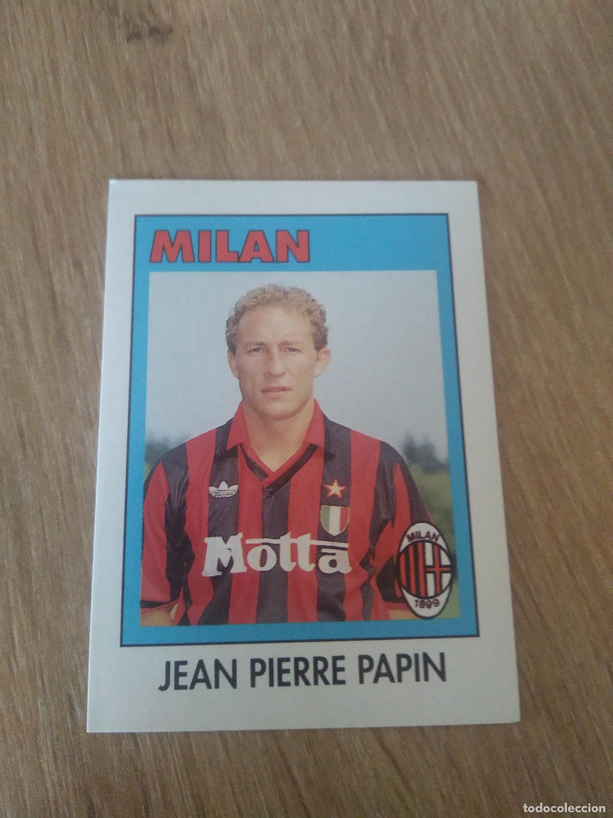Cromos de F&uacute;tbol: 195 JEAN PIERRE PAPIN AC MILAN CROMO FUTBOL PANINI LIGA ITALIA CALCIATORI Euroflash Calcioflash 1993