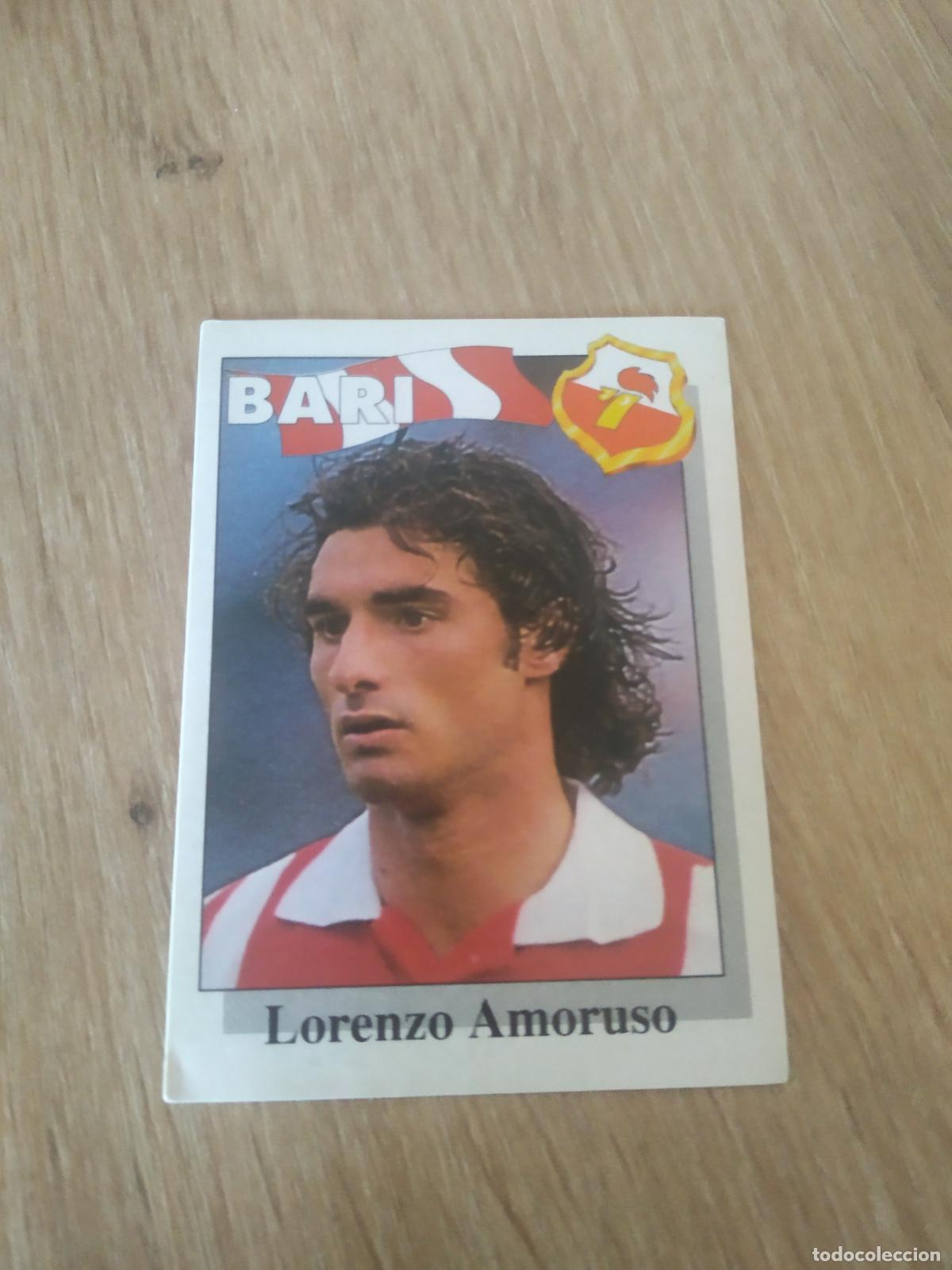 Cromos de F&uacute;tbol: 4 LORENZO AMORUSO BARI CROMO FUTBOL PANINI LIGA ITALIA CALCIATORI Euroflash Calcioflash 1995