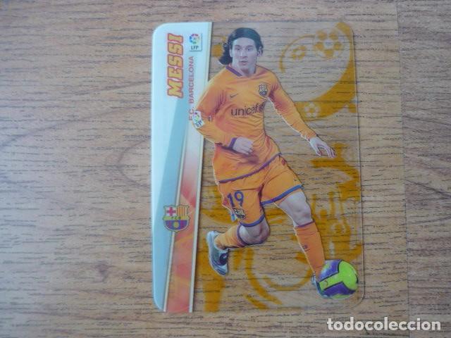 Cromos de F&uacute;tbol: MEGACRACKS 2008 2009 PANINI 384 LEO MESSI (FC BARCELONA) MEGA ESTRELLAS ULTRACARD LIGA 08 09 BAR&Ccedil;A