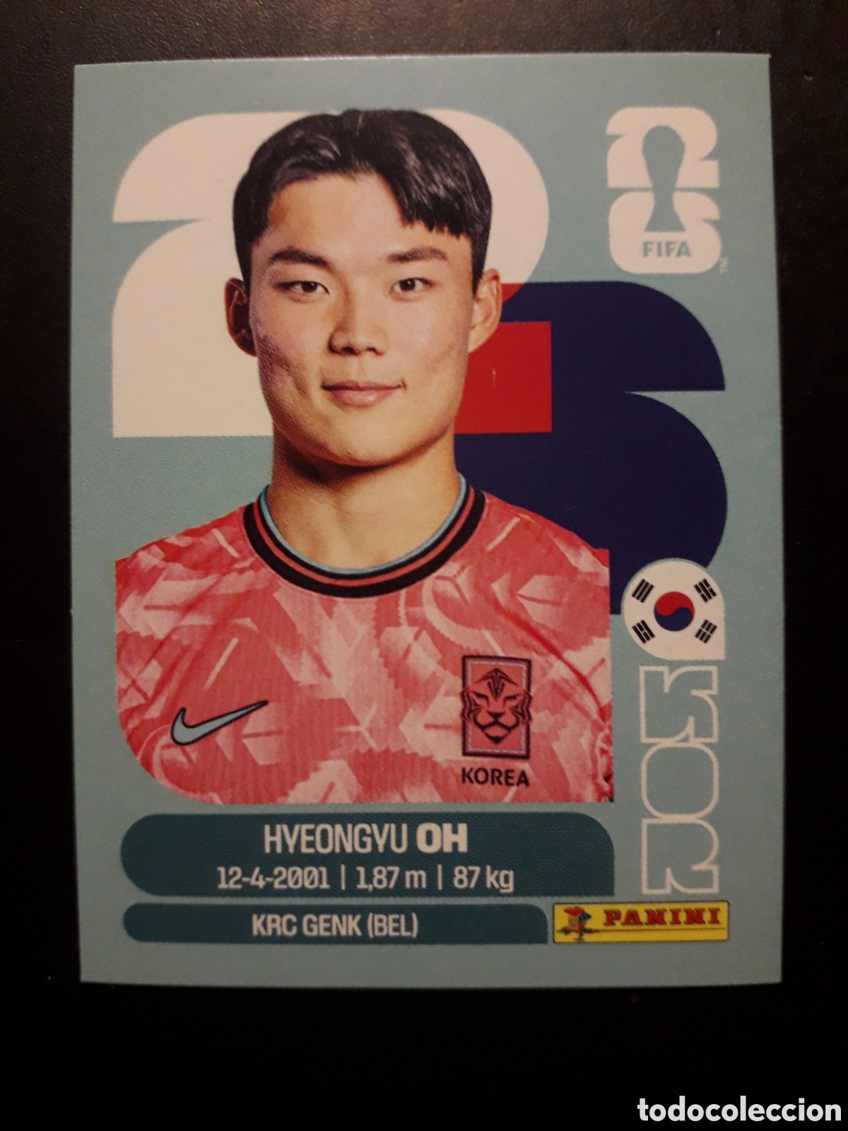 Cromos de F&uacute;tbol: H OH COREA DEL SUR KOR 20 MUNDIAL F&Uacute;TBOL 2026 FIFA WORLD CUP PANINI SIN PEGAR PEDIDO M&Iacute;NIMO 3&euro;