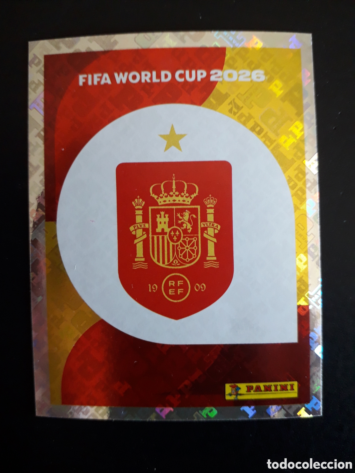 Figurine di Calcio: ESCUDO ESPA&Ntilde;A ESP 1 MUNDIAL F&Uacute;TBOL 2026 FIFA WORLD CUP PANINI SIN PEGAR PEDIDO M&Iacute;NIMO 3&euro;