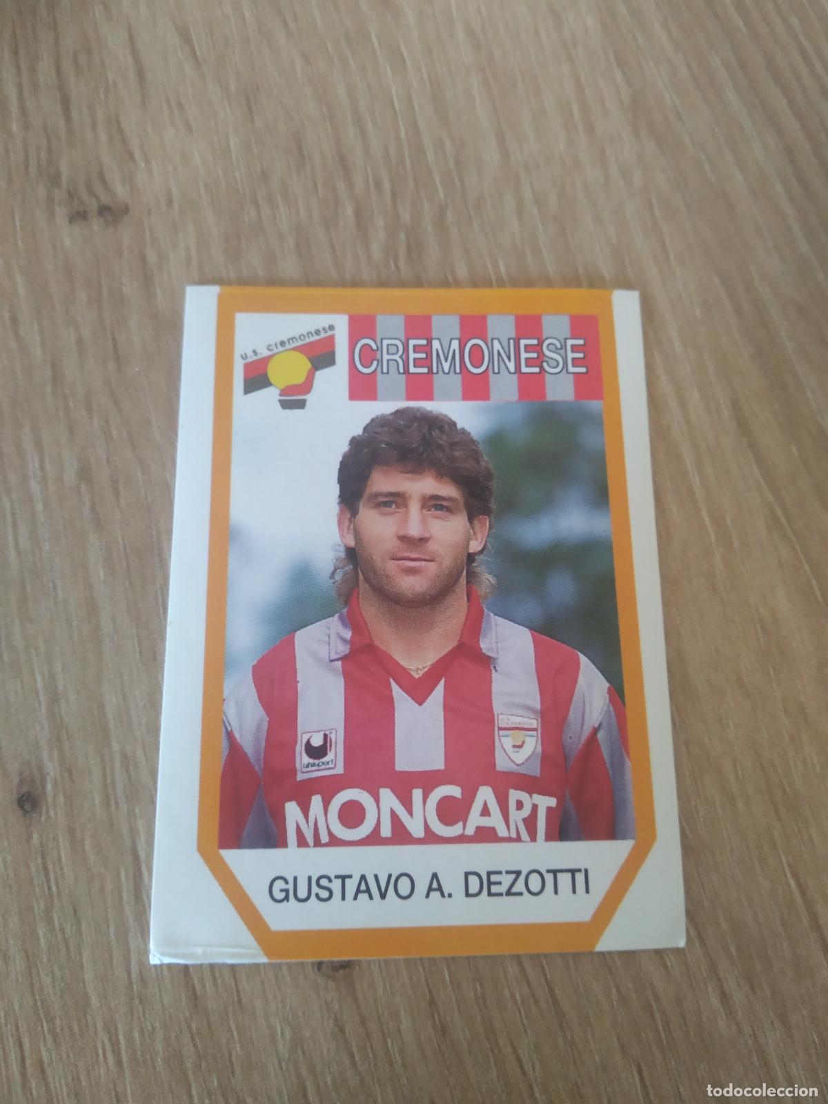 Fu&szlig;ball-Sticker: 53 GUSTAVO A. DEZOTTI CREMONESE CROMO FUTBOL PANINI ITALIA CALCIATORI Euroflash Calcioflash 1994