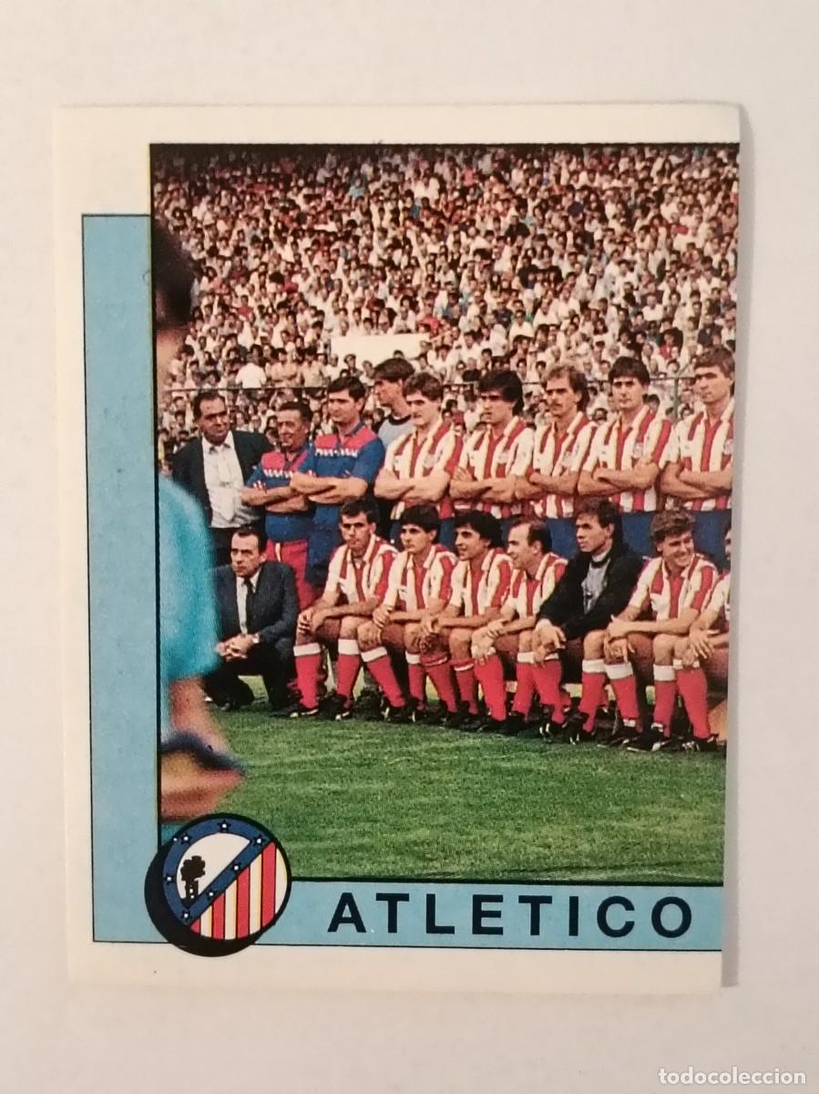 Cromos de F&uacute;tbol: #41 EQUIPO IZQUIERDA (ATLETICO DE MADRID) FUTBOL 88 PANINI
