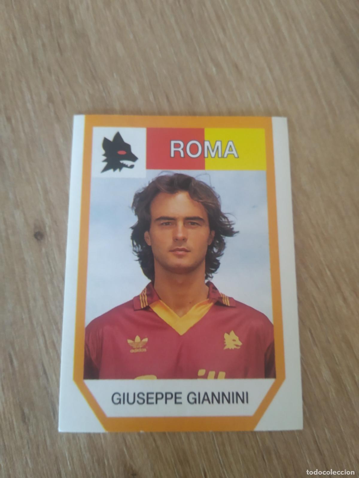 Cromos de F&uacute;tbol: 261 GIUSEPPE GIANNINI ROMA CROMO FUTBOL PANINI ITALIA CALCIATORI Euroflash Calcioflash 1994