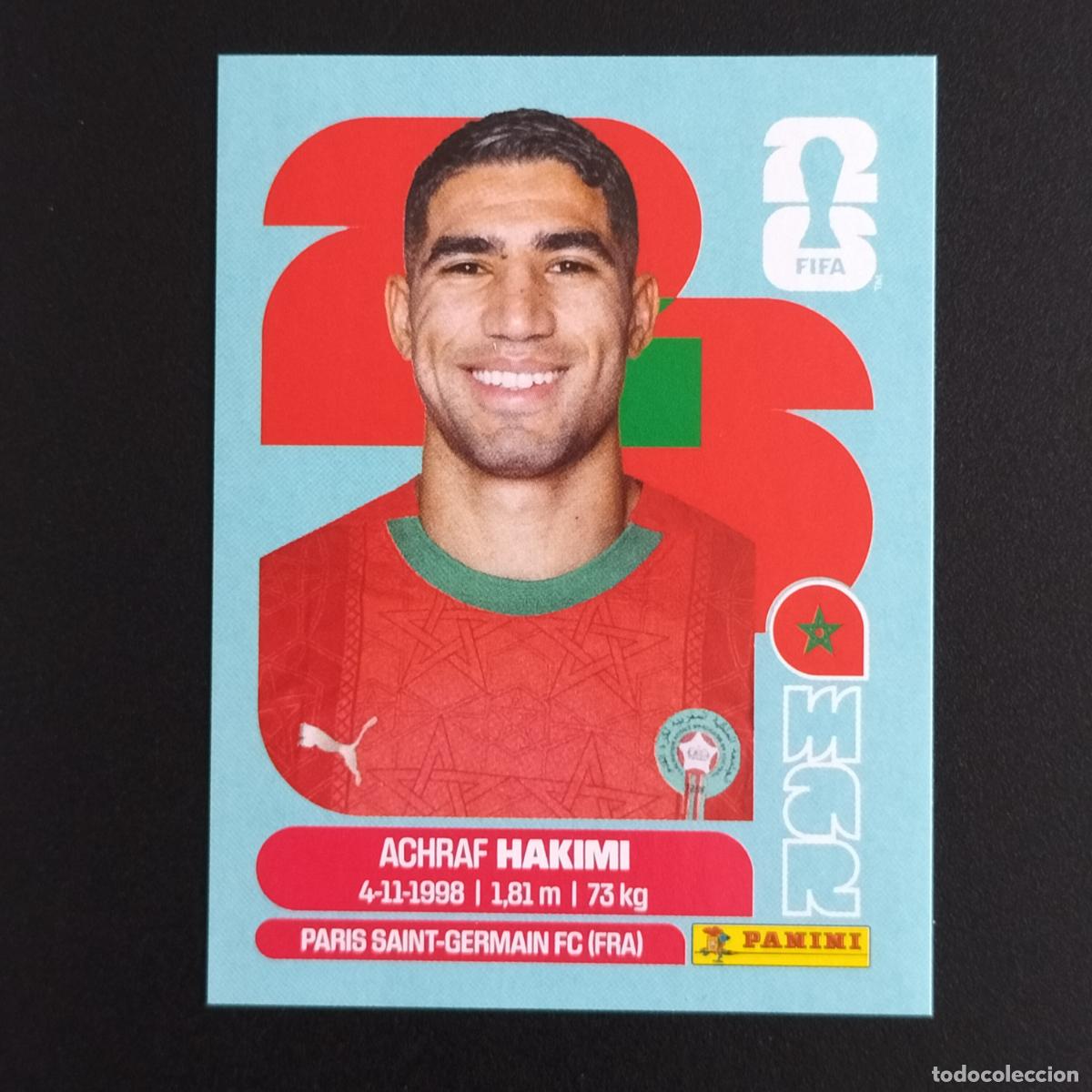 Cromos de F&uacute;tbol: MAR 4 ACHRAF HAKIMI MARRUECOS CROMOS STICKER MUNDIAL 26 2026 FIFA WORLD CUP PANINI