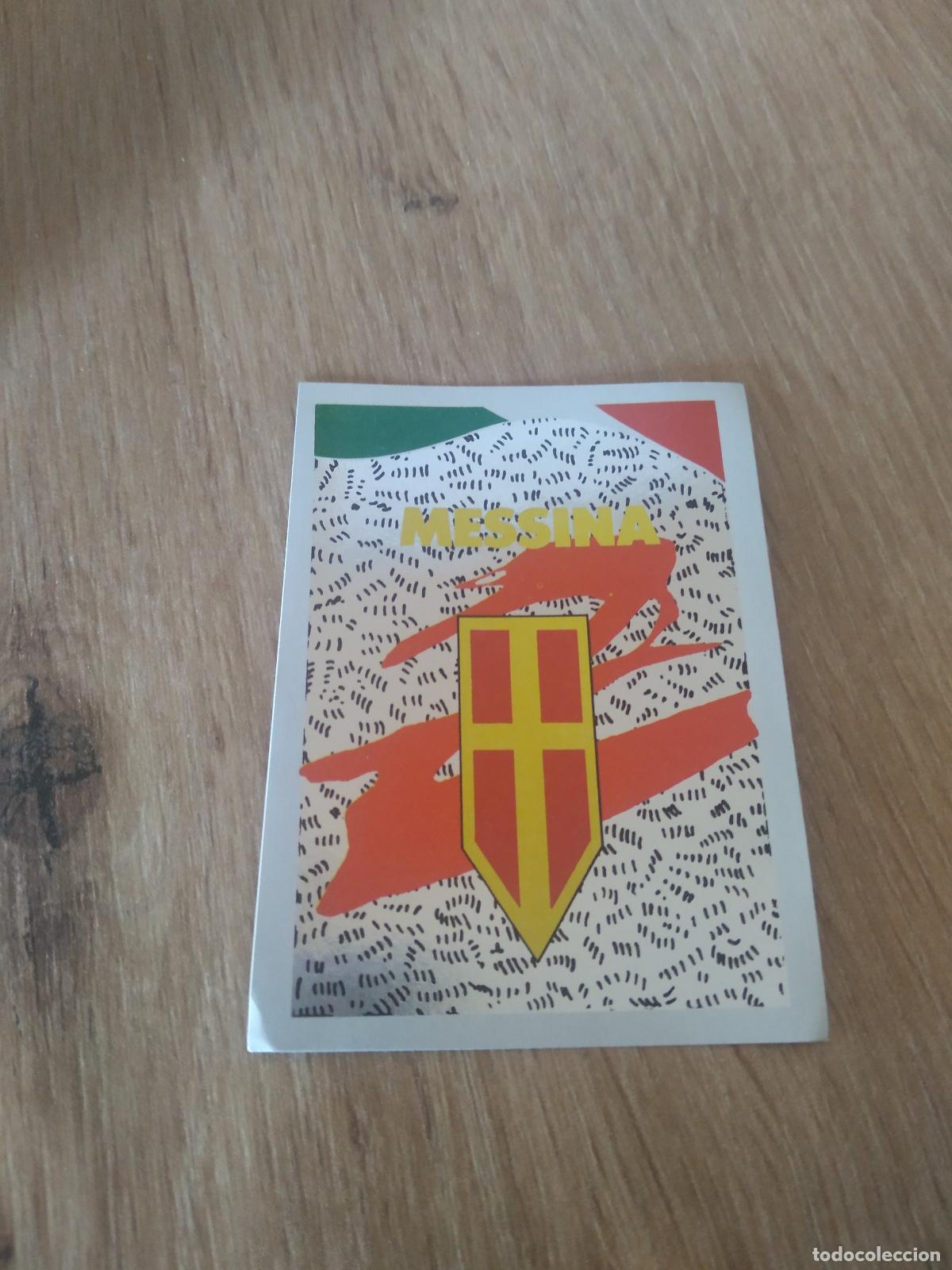 Cromos de F&uacute;tbol: ESCUDO MESSINA CROMO FUTBOL PANINI ITALIA CALCIATORI EUROFLASH