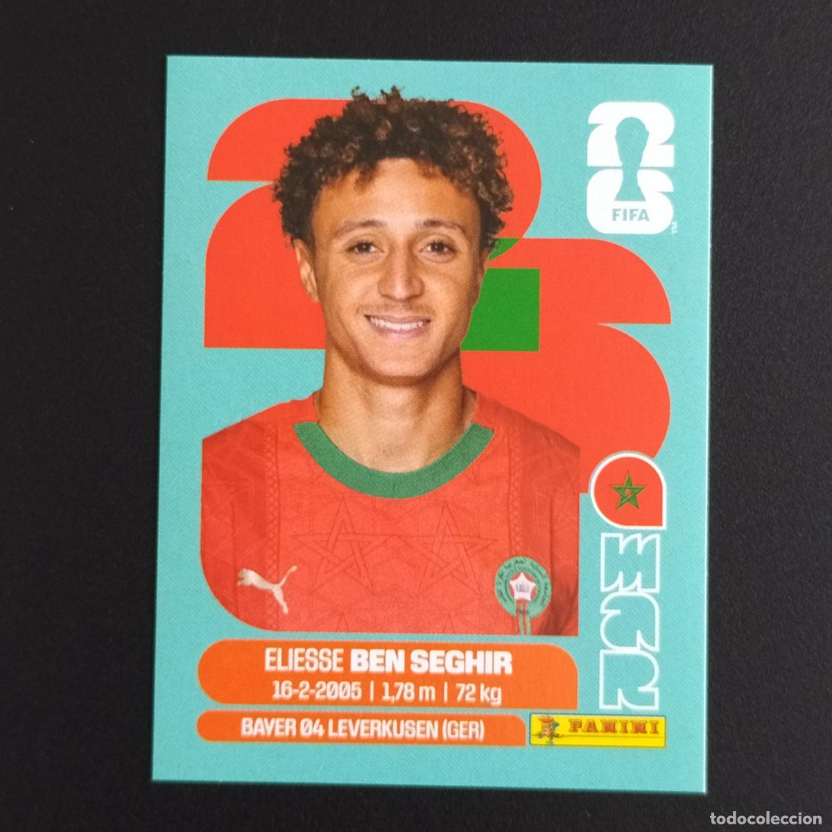 Cromos de F&uacute;tbol: MAR 12 ELIESSE BEN SEGHIR MARRUECOS CROMOS STICKER MUNDIAL 26 2026 FIFA WORLD CUP PANINI