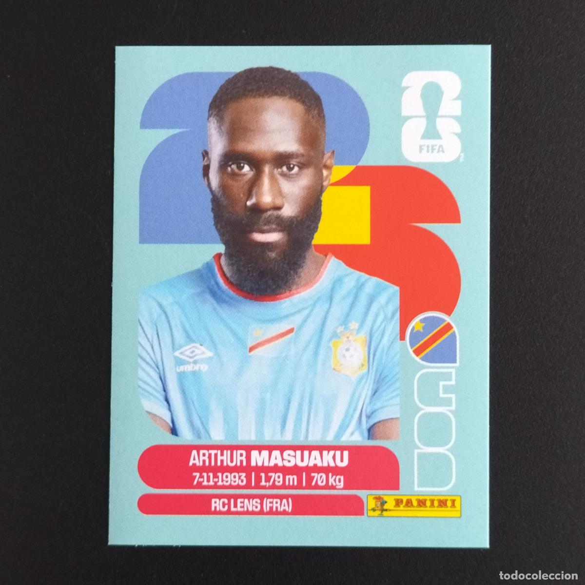 Fu&szlig;ball-Sticker: COD 5 ARTHUR MASUAKU REPUBLICA DEL CONGO CROMOS STICKER MUNDIAL 26 2026 FIFA WORLD CUP PANINI
