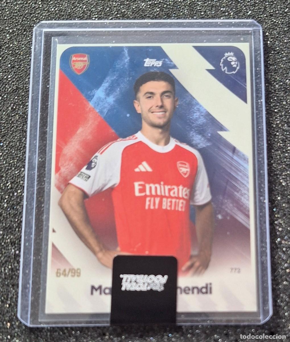 Football Stickers: Martin Zubimendi Arsenal Topps Total Football 64/99