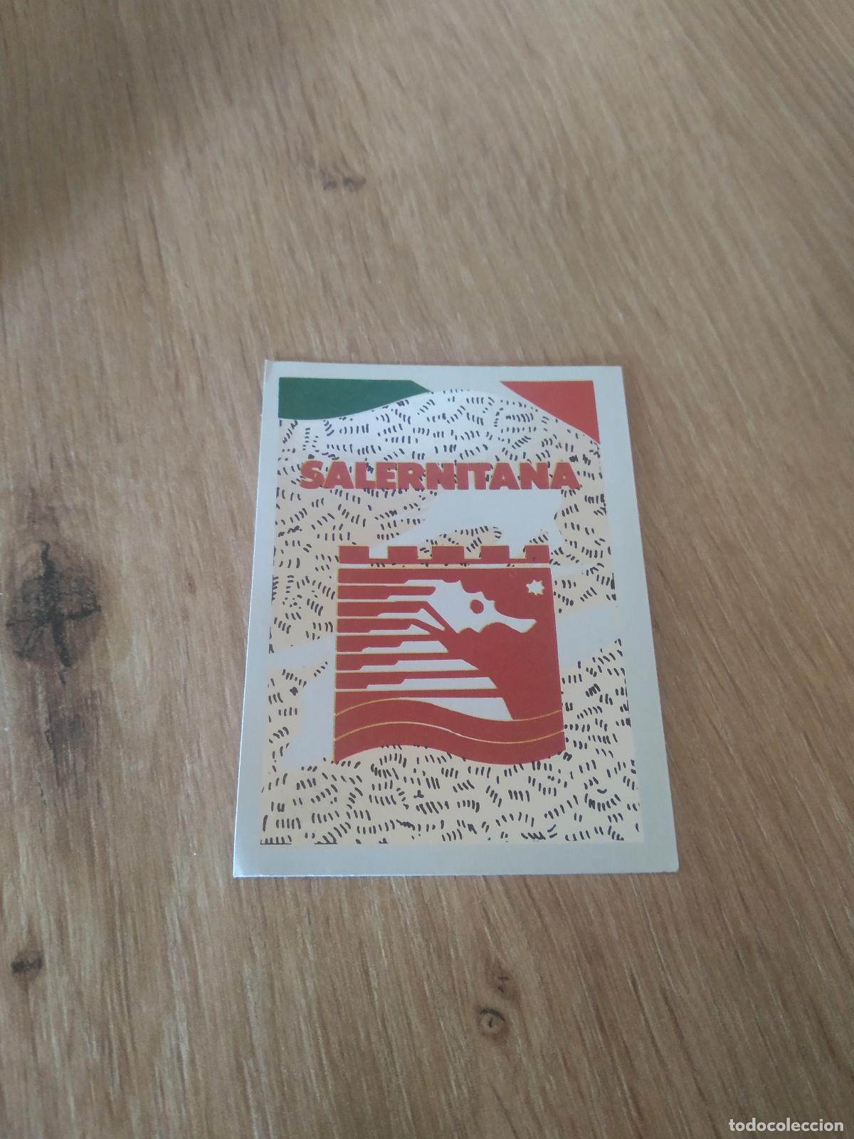 Football Stickers: ESCUDO SALERNITANA CROMO FUTBOL PANINI ITALIA CALCIATORI EUROFLASH