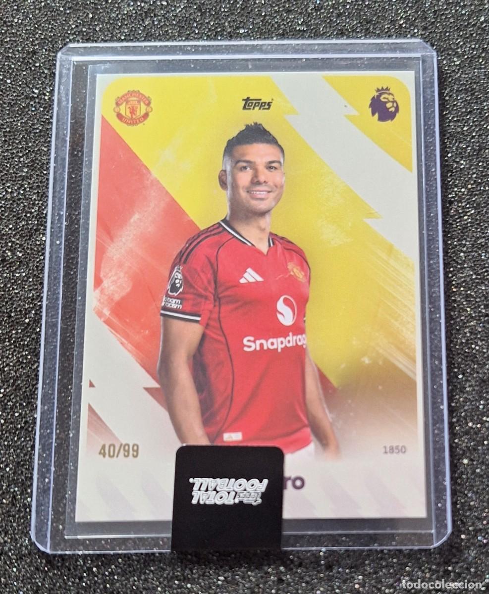 Football Stickers: Casemiro Manchester United Topps Total Football 40/99