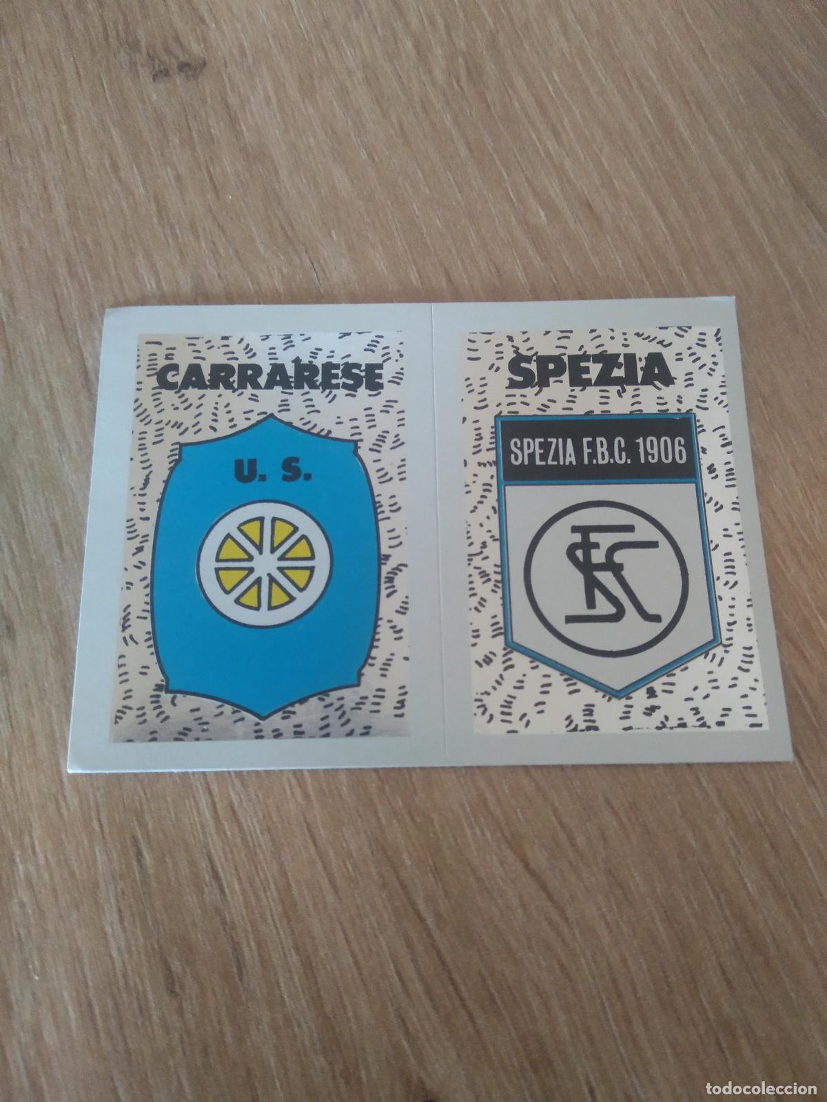 Football Stickers: ESCUDO CARRARESE SPEZIA CROMO FUTBOL PANINI ITALIA CALCIATORI EUROFLASH