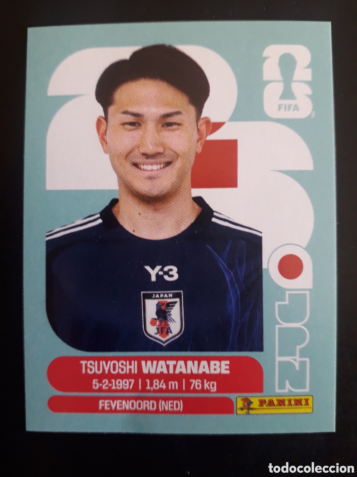 Football Stickers: WATANABE JAP&Oacute;N JPN 7 MUNDIAL F&Uacute;TBOL 2026 FIFA WORLD CUP PANINI SIN PEGAR PEDIDO M&Iacute;NIMO 3&euro;.