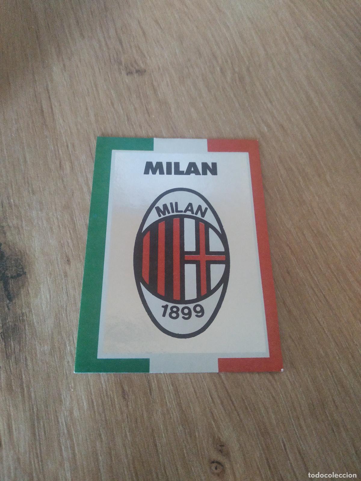 Football Stickers: ESCUDO AC MILAN CROMO FUTBOL PANINI ITALIA CALCIATORI