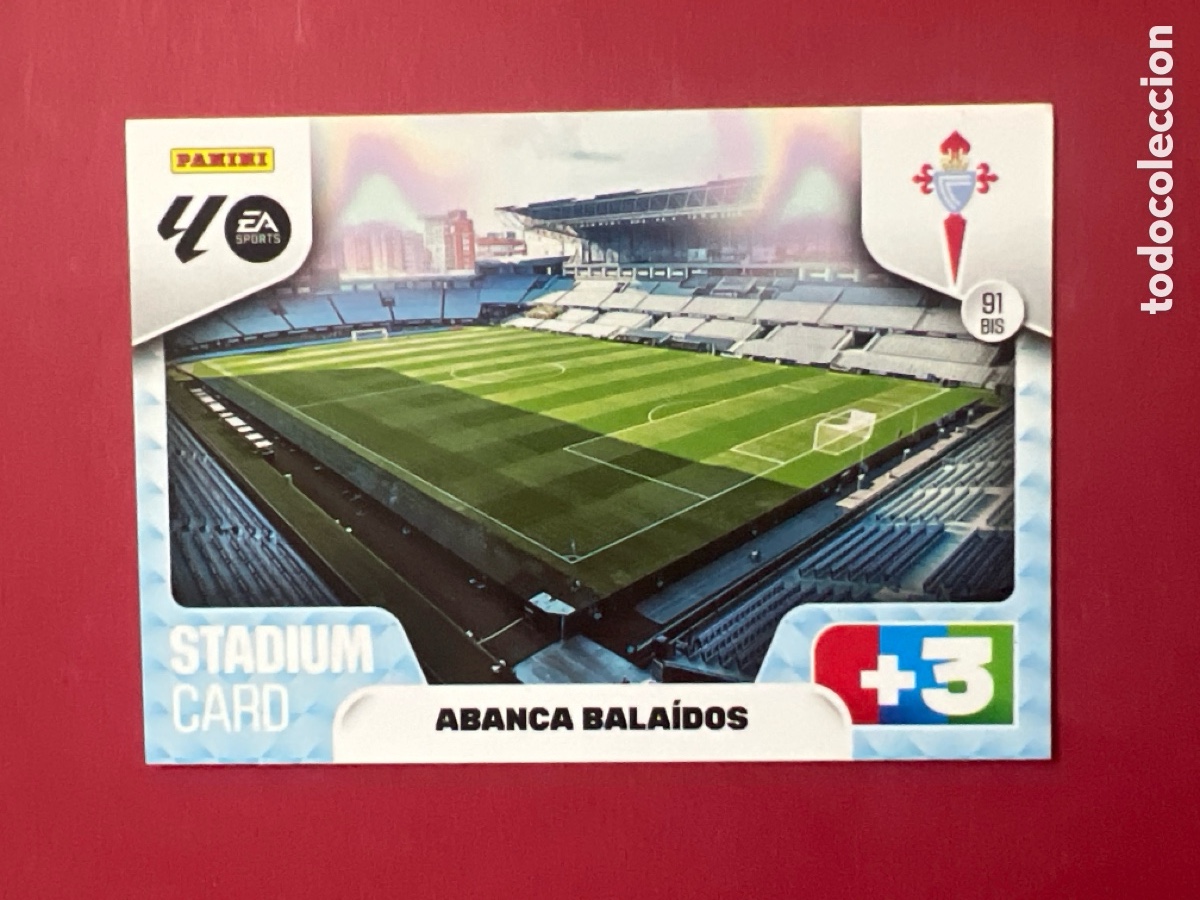 Football Stickers: C1686. 91 BIS ABANCA BALAIDOS ESTADIO DEL CELTA 25 26 ADRENALYN XL 2025 2026