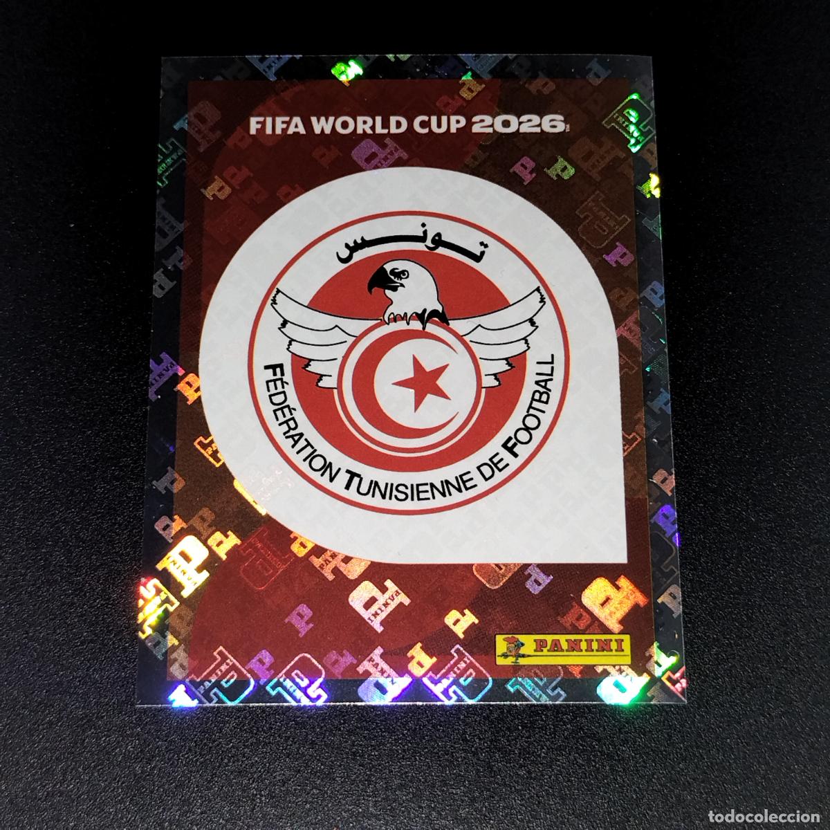 Football Stickers: TUN 1 ESCUDO LOGO TUNEZ CROMOS STICKER MUNDIAL 26 2026 FIFA WORLD CUP PANINI