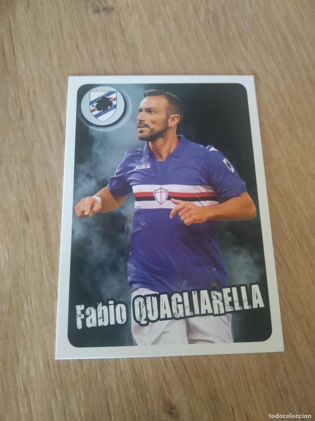 Football Stickers: FABIO QUAGLIARELLA SAMPDORIA CROMO FUTBOL PANINI LIGA ITALIA 17-18 CALCIATORI 2017-2018