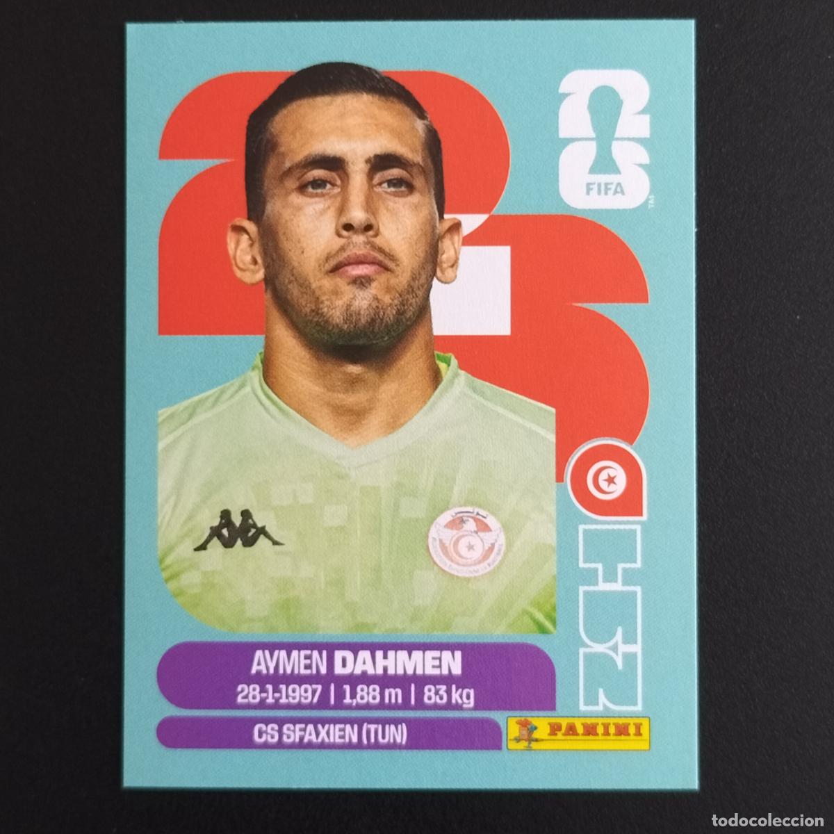 Cromos de F&uacute;tbol: TUN 3 AYMEN DAHMEN TUNEZ CROMOS STICKER MUNDIAL 26 2026 FIFA WORLD CUP PANINI