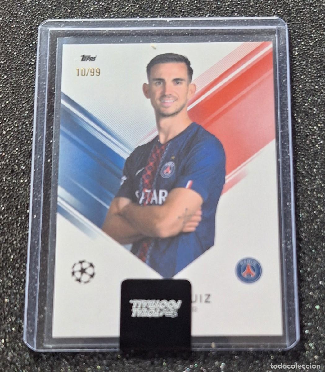 Cromos de F&uacute;tbol: Fabian Ruiz Paris Saint-Germain PSG Topps Total Football 10/99