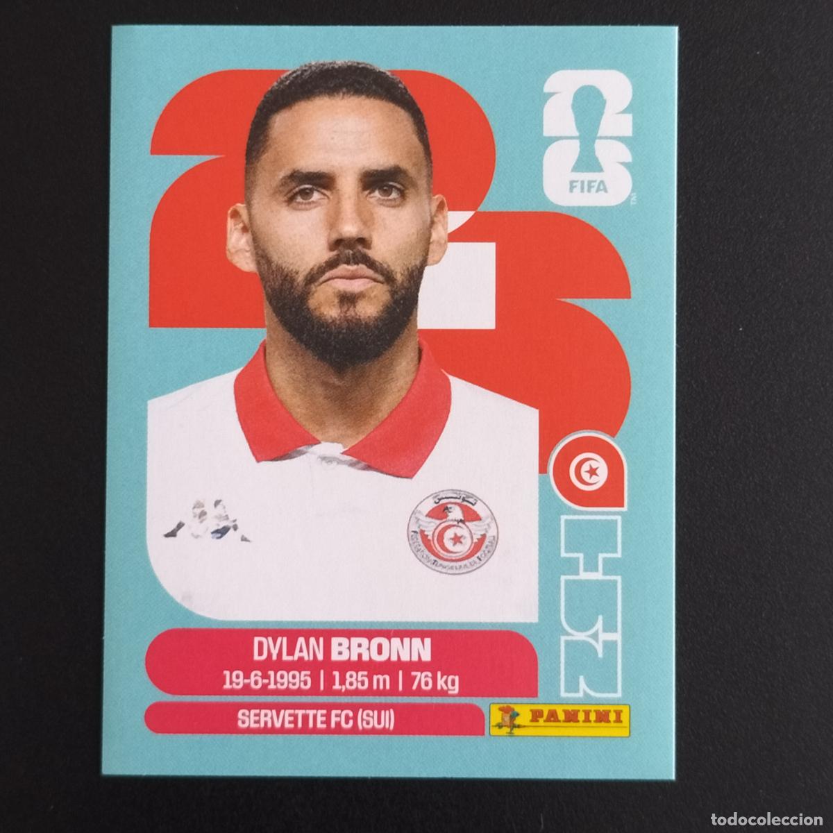 Cromos de F&uacute;tbol: TUN 8 DYLAN BRONN TUNEZ CROMOS STICKER MUNDIAL 26 2026 FIFA WORLD CUP PANINI