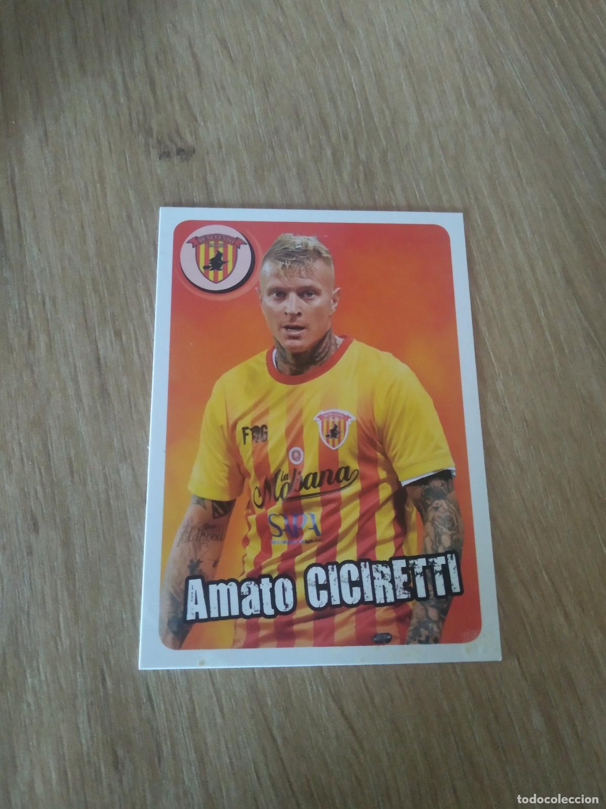 Cromos de F&uacute;tbol: AMATO CICIRETTI BENEVENTO CROMO FUTBOL PANINI LIGA ITALIA 17-18 CALCIATORI 2017-2018