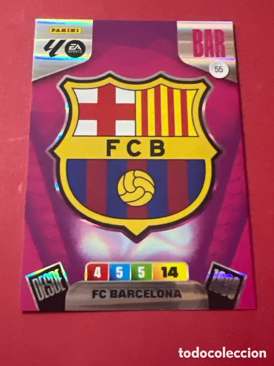 Cromos de F&uacute;tbol: C1694. 55 ESCUDO FC BARCELONA | ADRENALYN XL LALIGA 2025-26