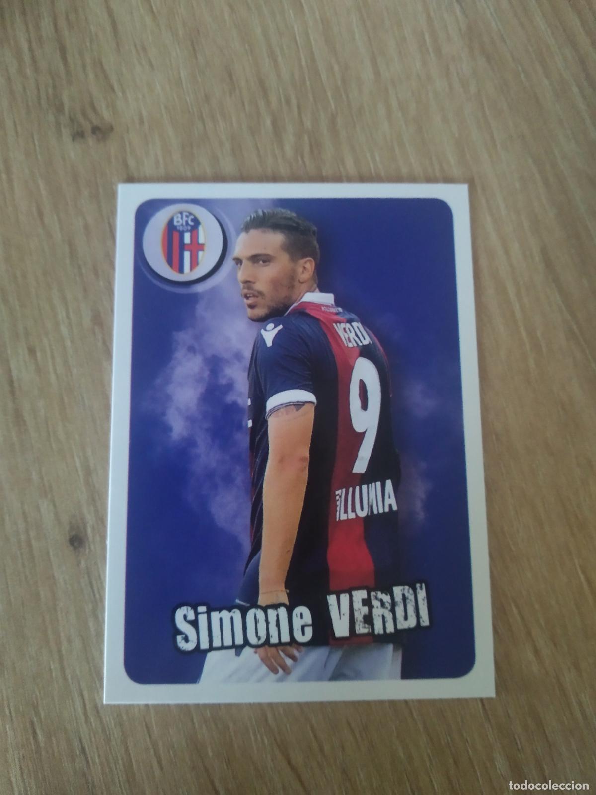 Cromos de F&uacute;tbol: SIMONE VERDI BOLOGNA CROMO FUTBOL PANINI LIGA ITALIA 17-18 CALCIATORI 2017-2018