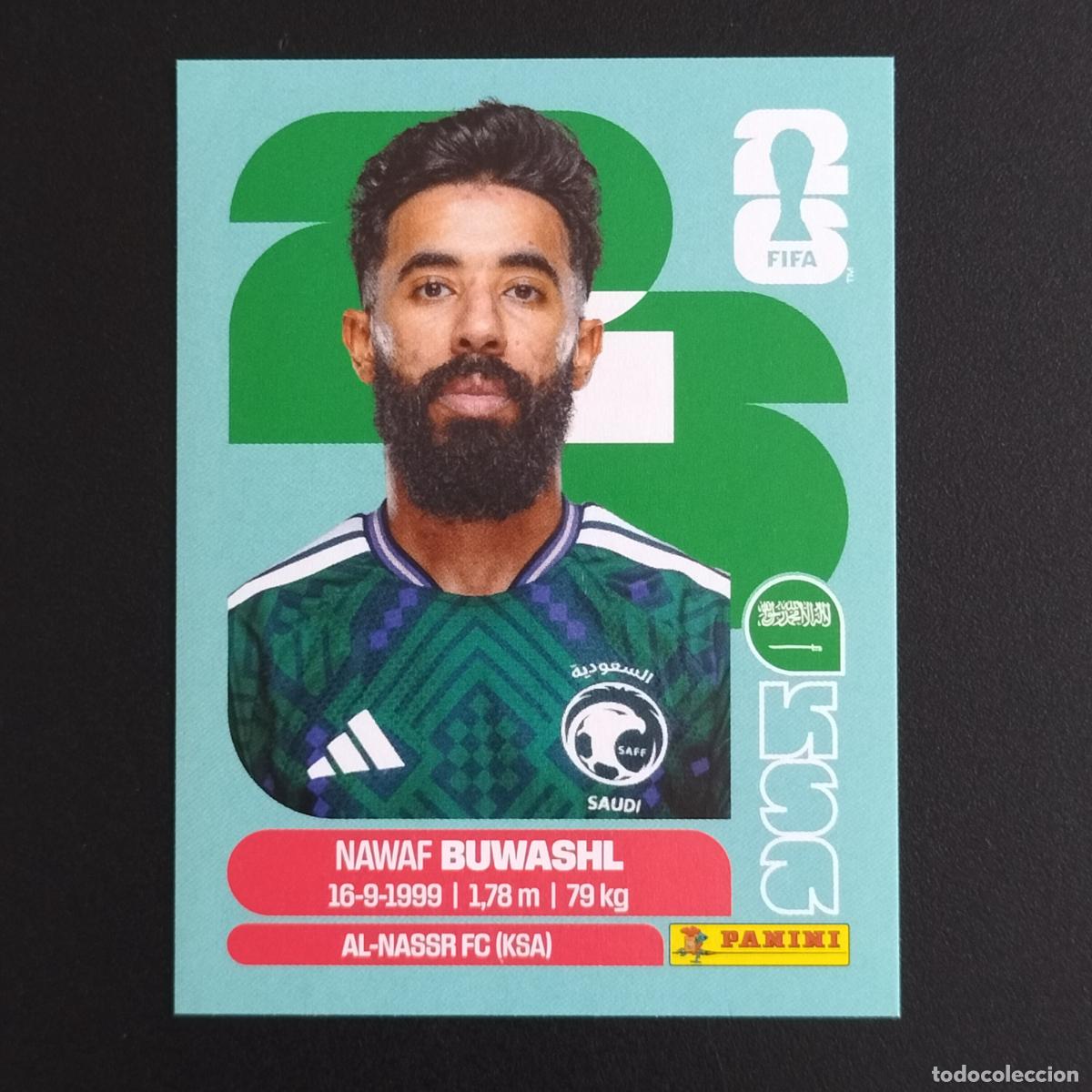 Football Stickers: KSA 5 NAWAF BUWASHL ARABIA SAUDI CROMOS STICKER MUNDIAL 26 2026 FIFA WORLD CUP PANINI
