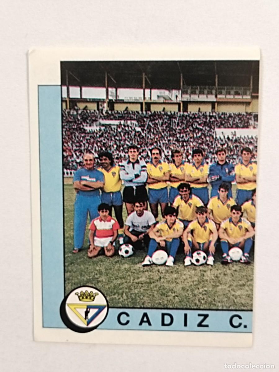 Football Stickers: #98 EQUIPO IZQUIERDA (CADIZ C.F.) FUTBOL 88 PANINI